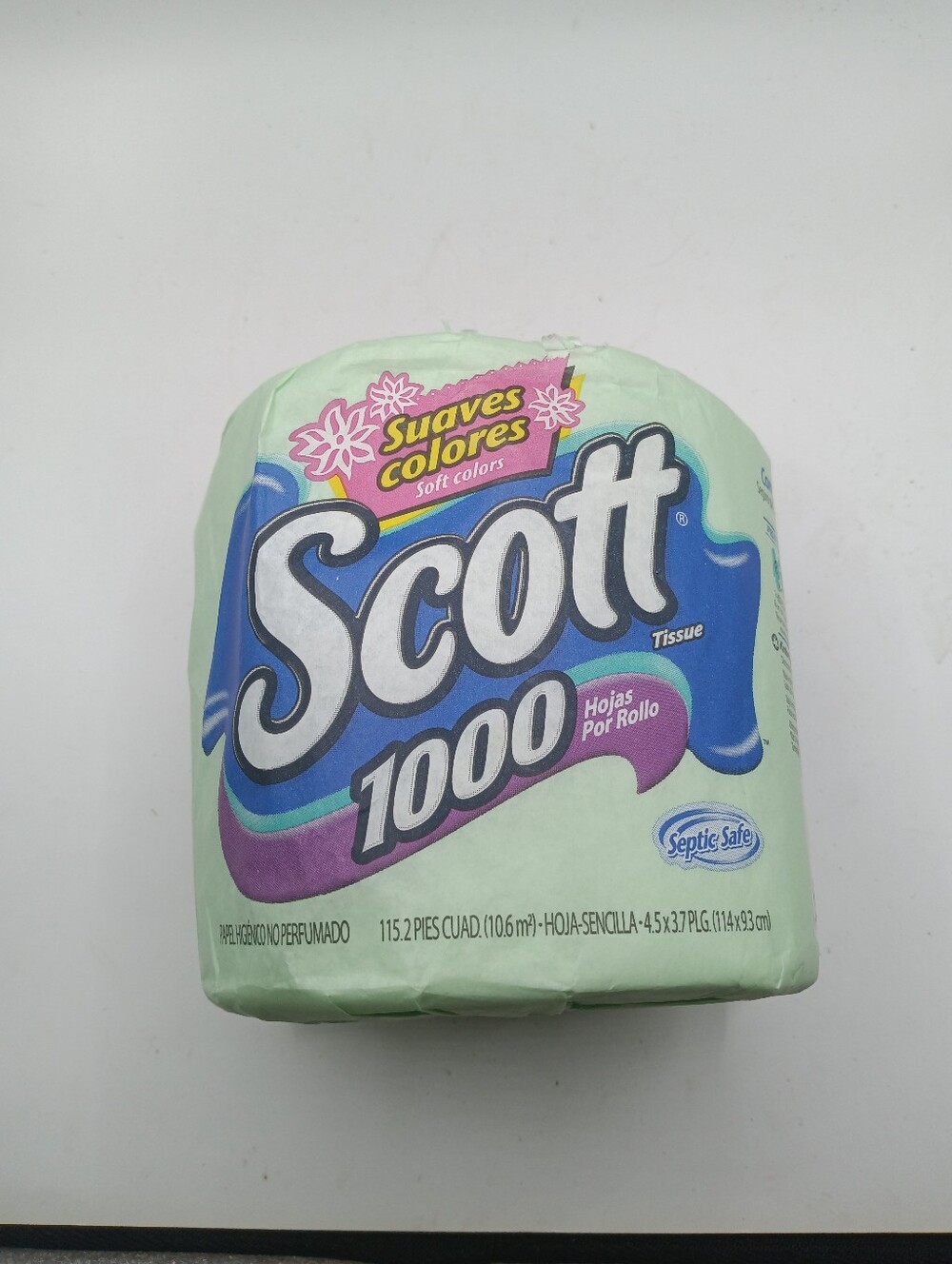 Vintage Green Scott Toilet Paper 1000 Sheets Bathroom Tissue 2005 Soft Colors